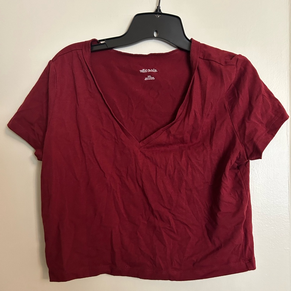Wild Fable XXL Red Croptop